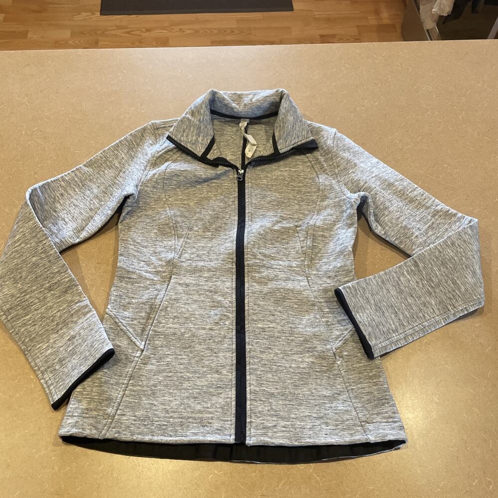 Worn x1 Lululemon Define Jacket Size 4 Womens Gray & Black - Spring Fall Coat